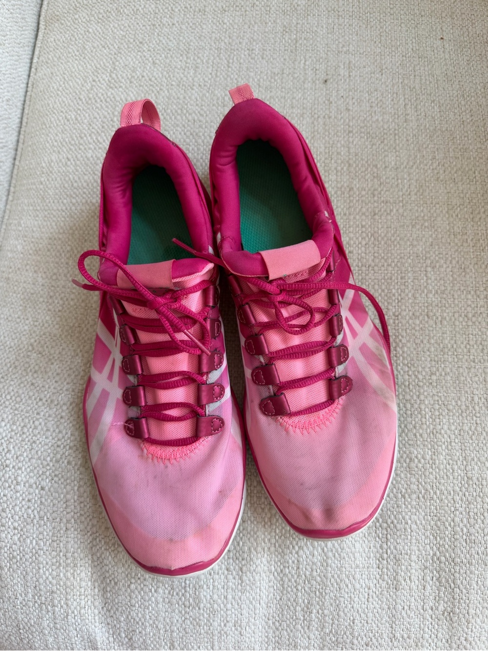 Women's Pink Athletic Sneakers - Lightweight Casual Running Shoes